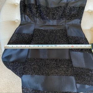 Taylor Black Stripe Fit & Flare Dress